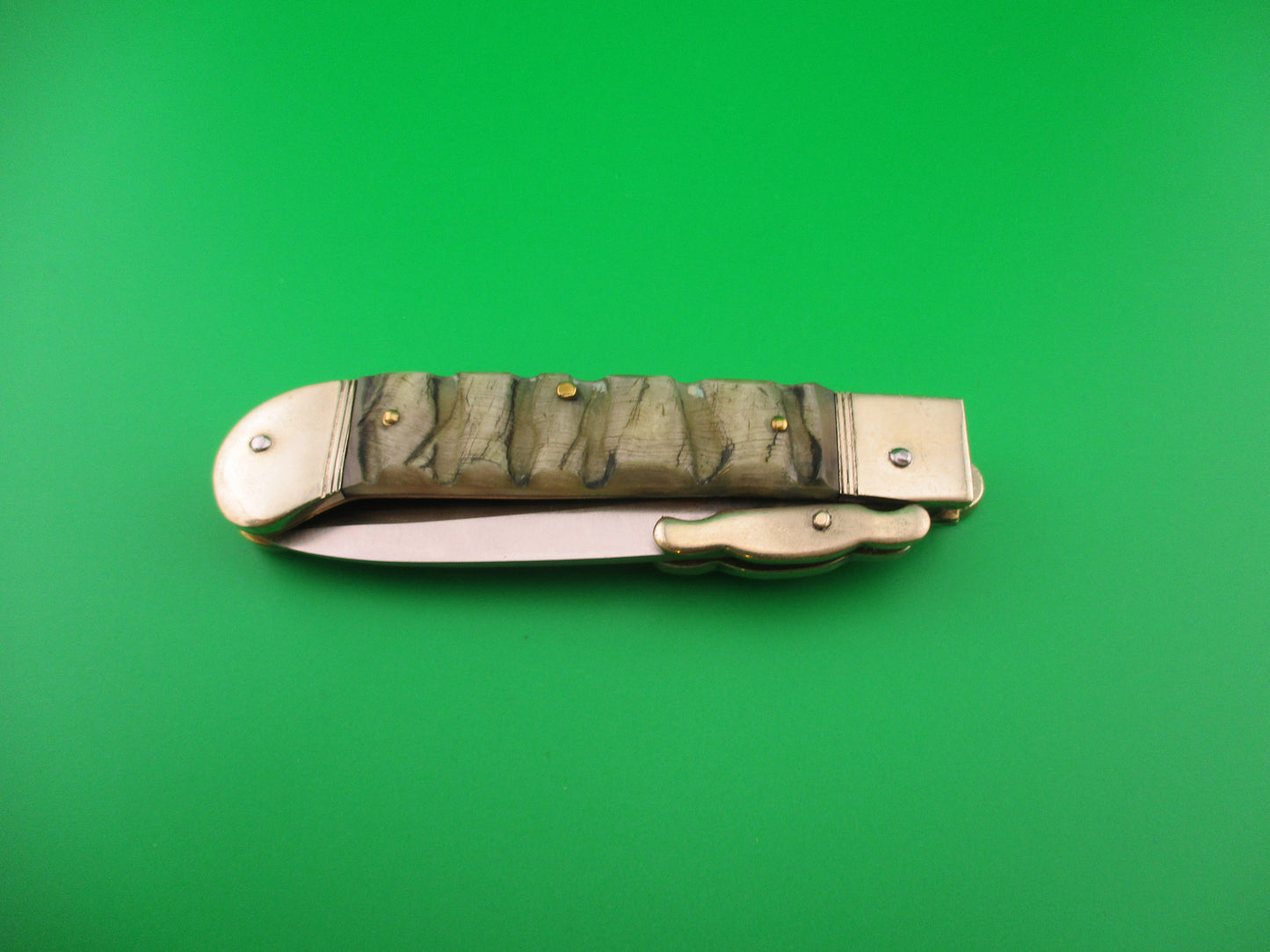 Hubertus 10cm GUARDIAN BIGHORN EDITION STAINLESS SOLINGEN Lever switchblade knife