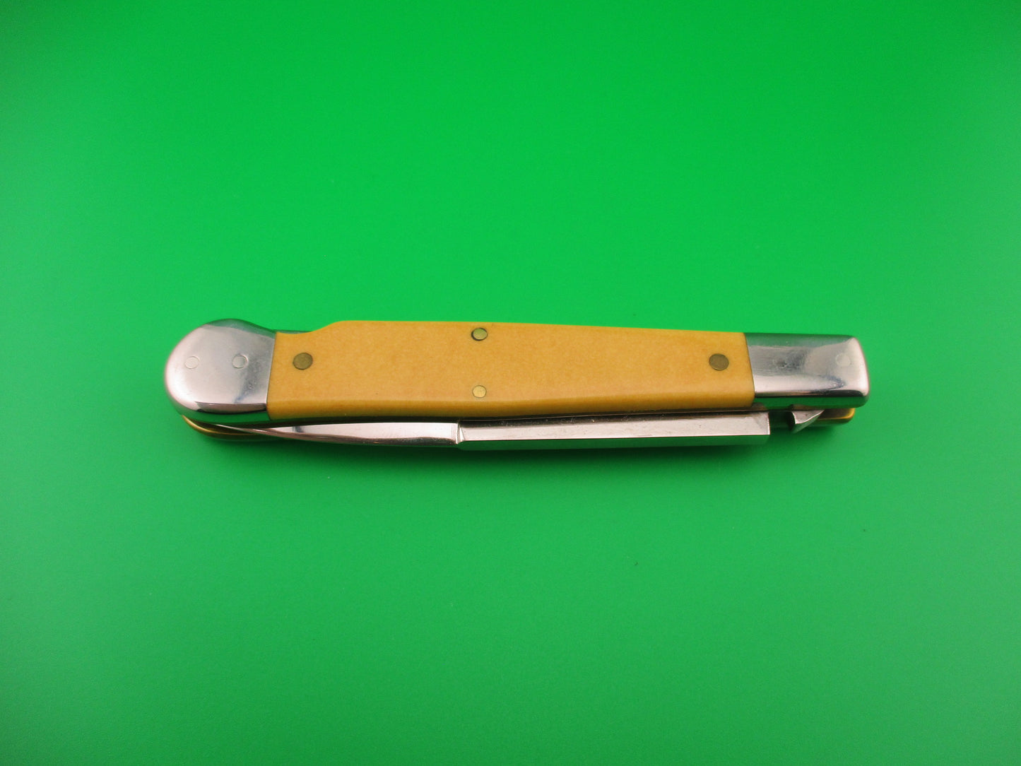 z DANIELS 8 Custom Yellow Lockback Automatic Jack knife