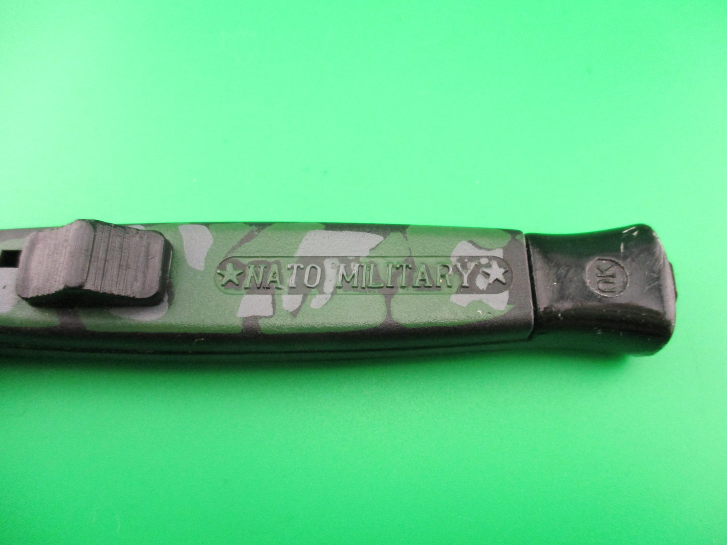 STAINLESS NATO MILITARY 20cm Korean OTF DA vintage automatic knife