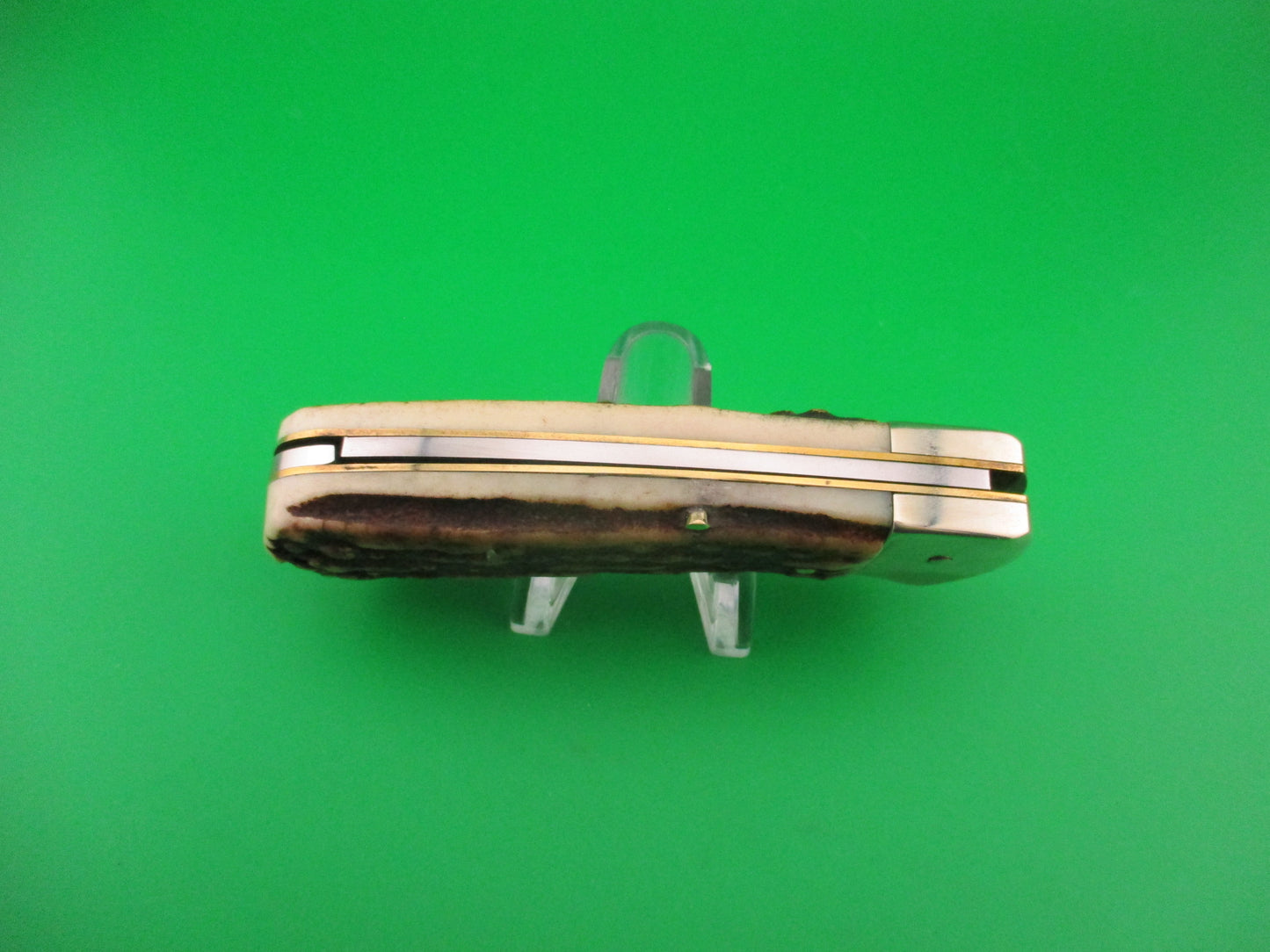 Hubertus 18cm Stag Scale Release hard-to-find German automatic knife