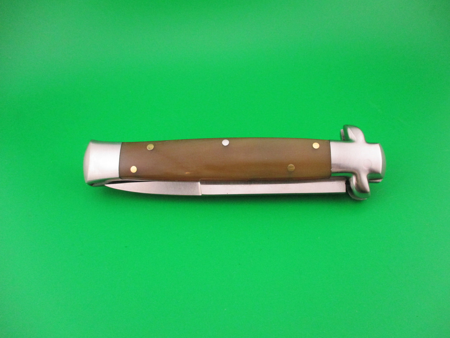 DUE BUOI ITALY 23cm Italian 2008 Limited edition Honey horn automatic knife