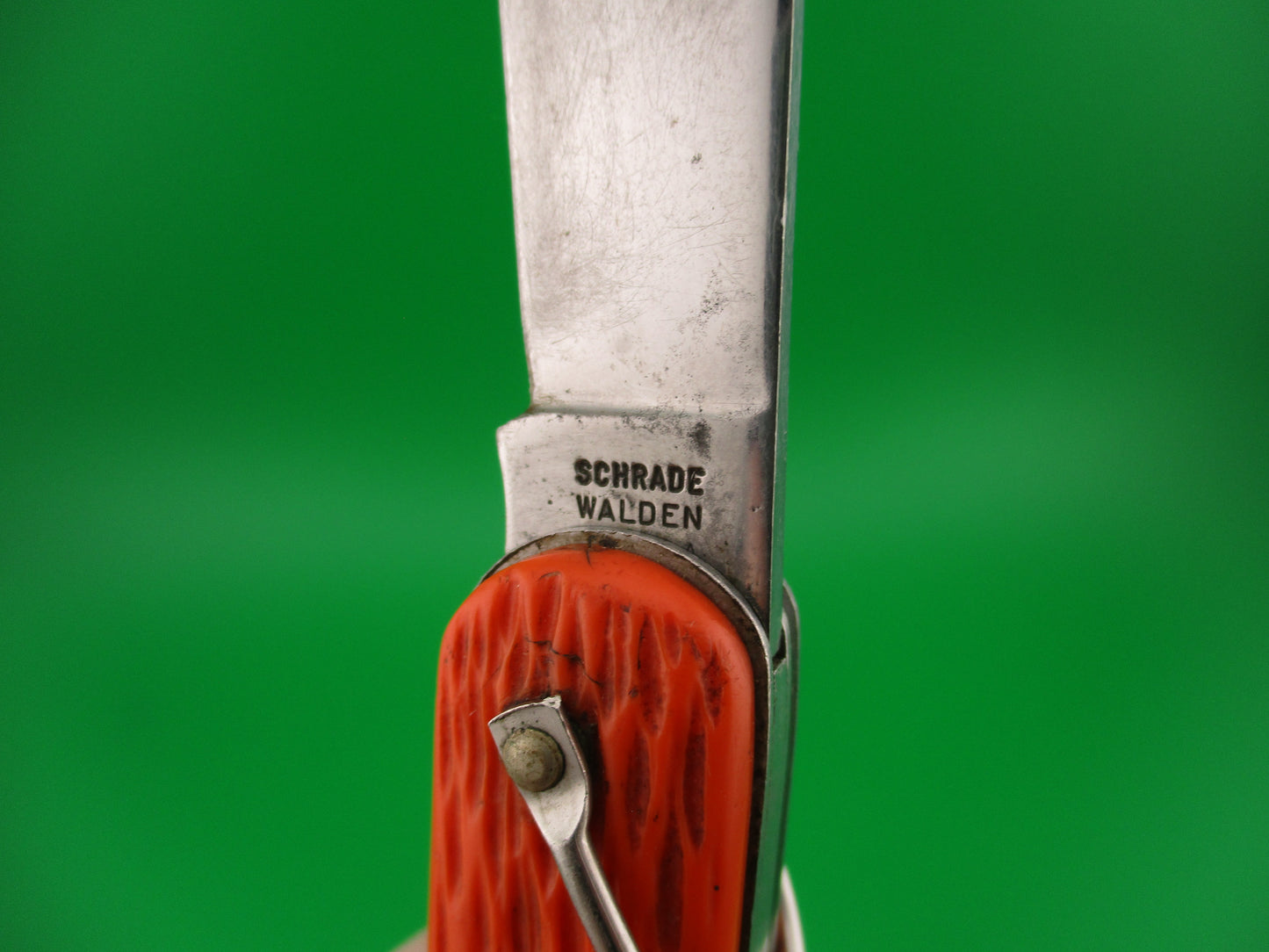 Schrade Walden vintage MC1 Orange military paratrooper switchblade