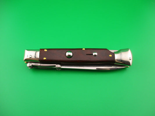 z AKC Italy 23cm Italian Swing guard Rosewood handled automatic knife