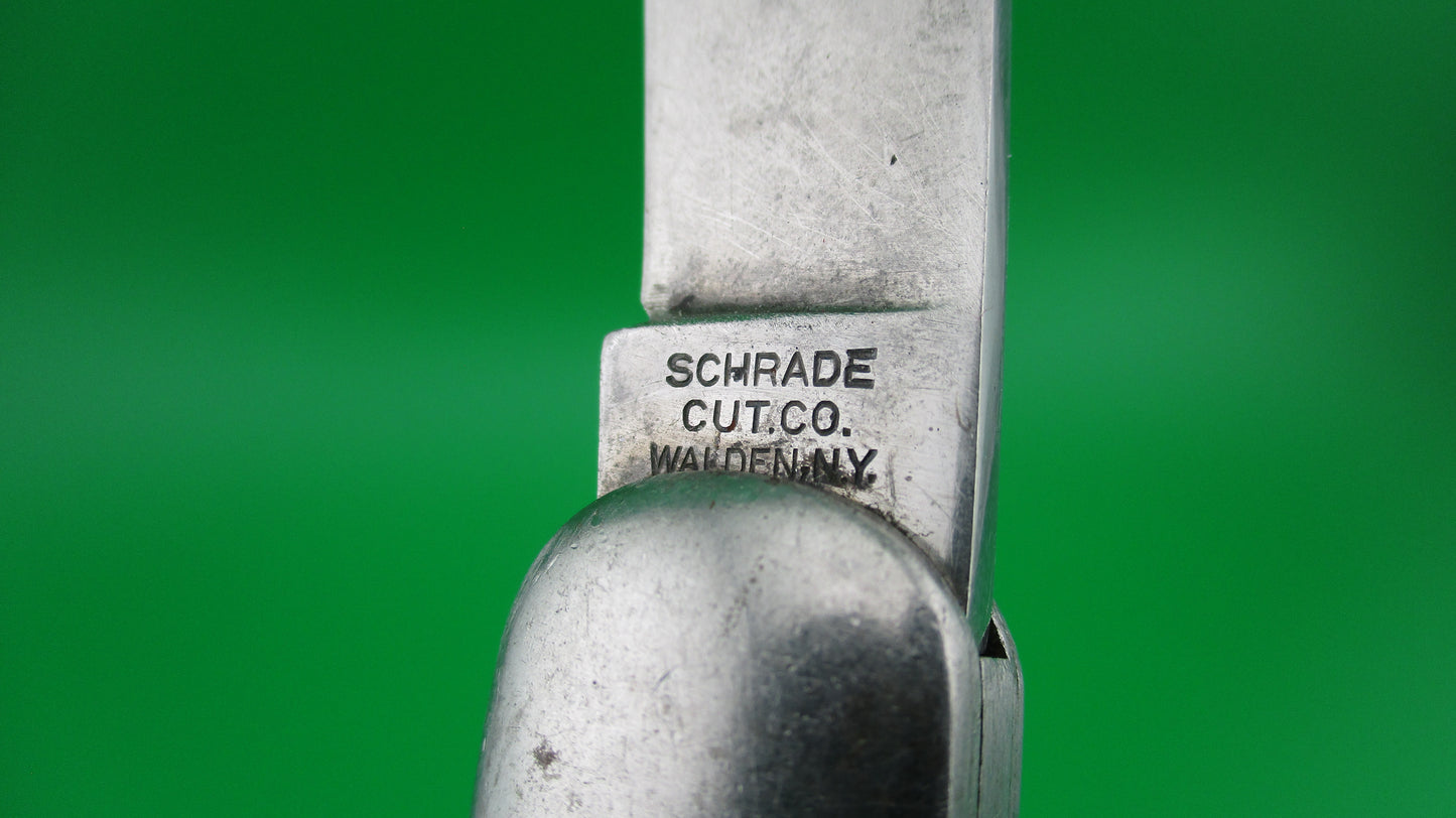 SCHRADE CUT CO M2 Bone WWII Paratrooper Military issue switchblade knife