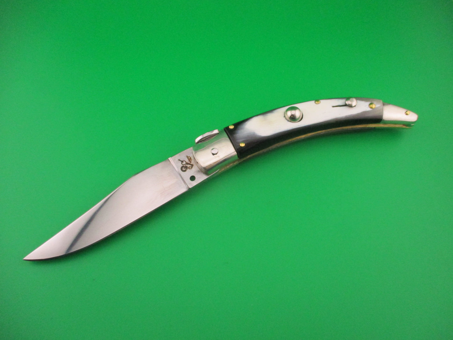 RENZO PASCOTTO MANIAGO 23cm Italian Catalana Picklock Horn automatic knife