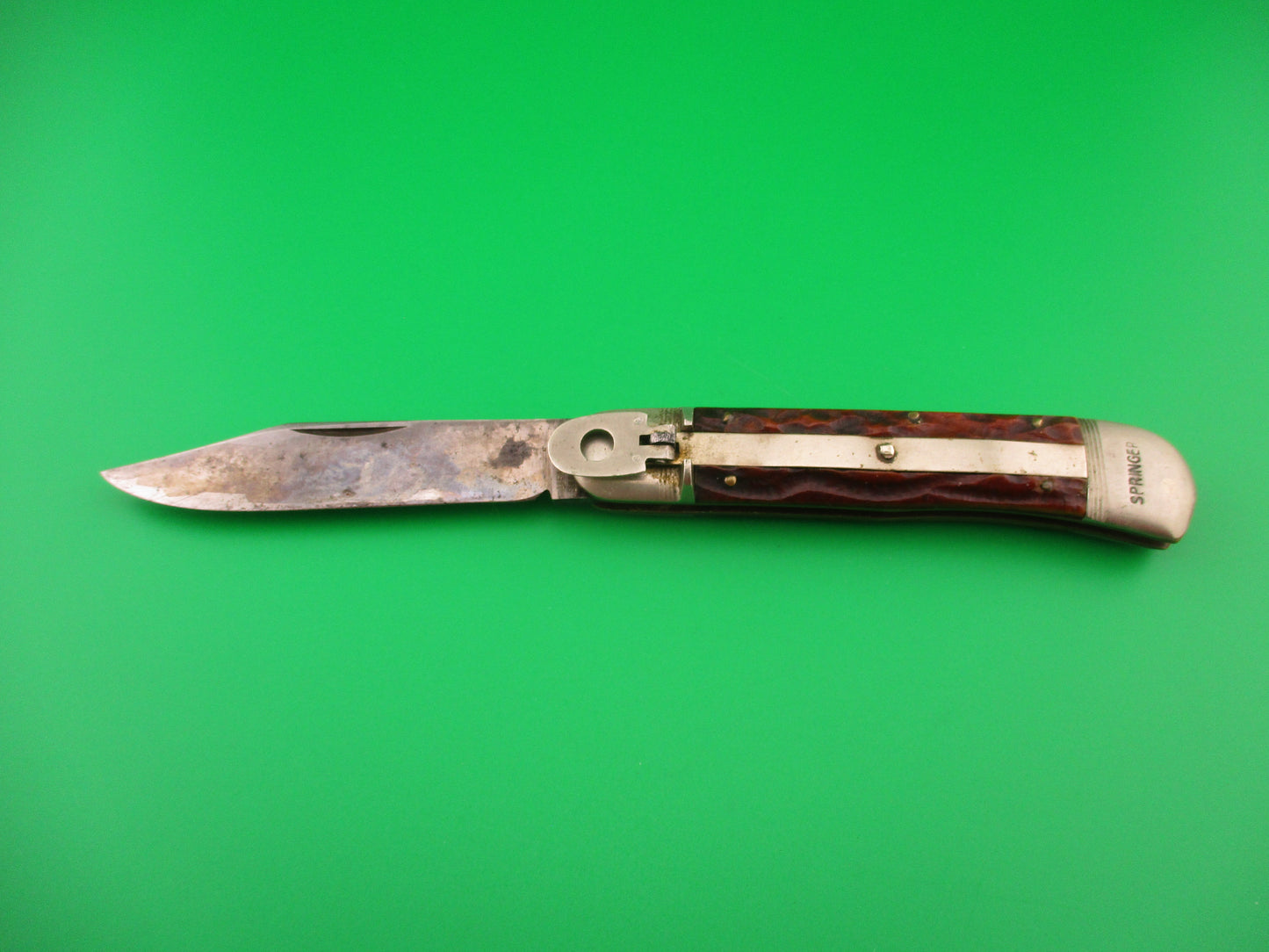 ALFA INTL CORP SOLINGEN GERMANY 10cm German Lever jigged bone automatic SPRINGER