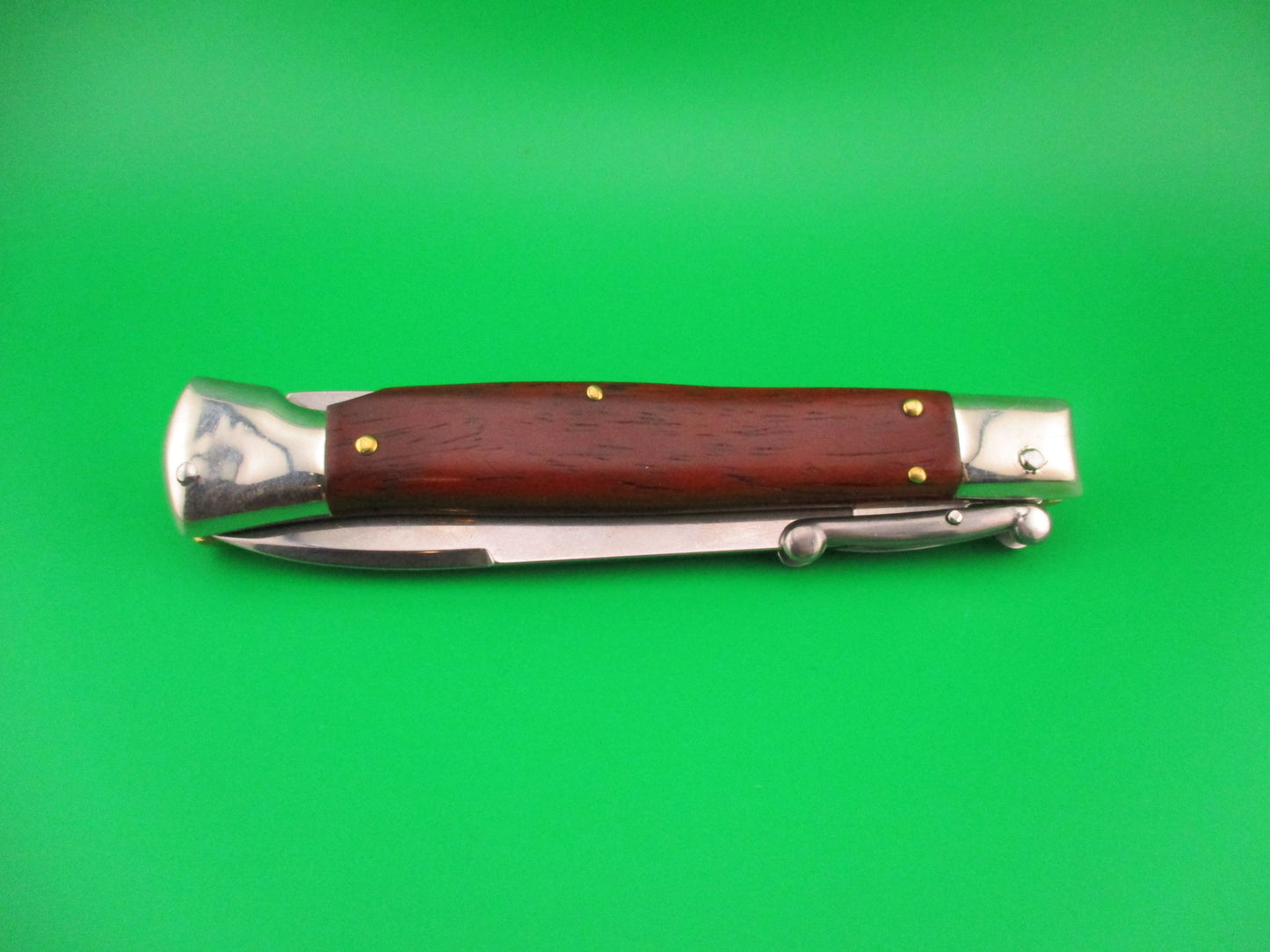 z AKC Italy 23cm Italian Swing guard Rosewood handled automatic knife