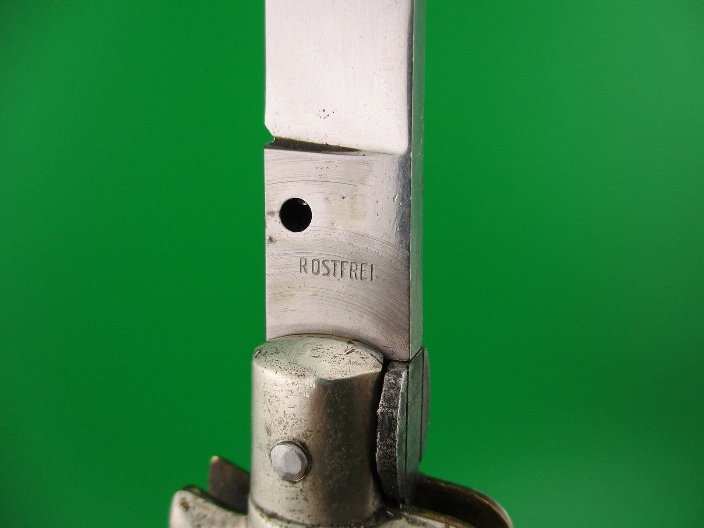 ROSTFREI PATENT 33cm Italian Humpback Coil spring Vintage Automatic knife