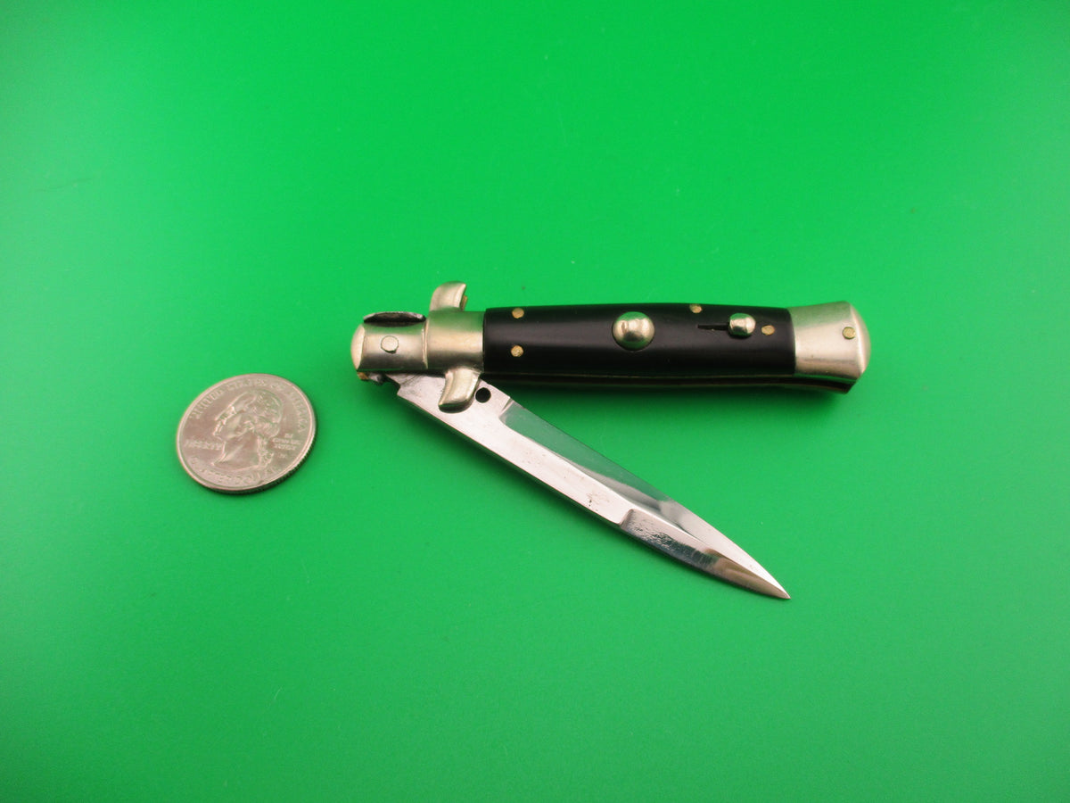 ROMO ITALY 16cm Italian Picklock Bayonet Horn 1950s vintage switchblade