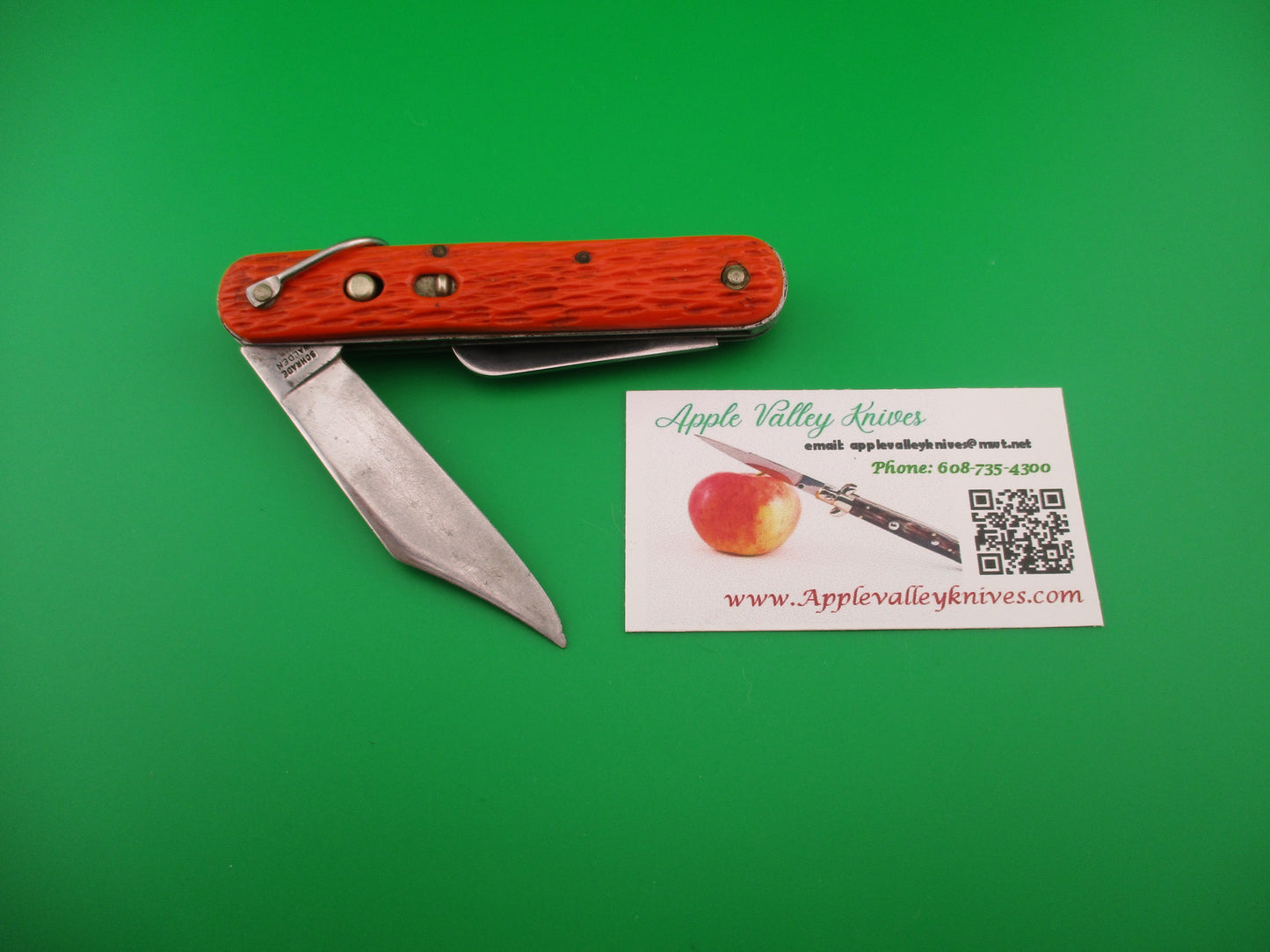 Schrade Walden vintage MC1 Orange military paratrooper switchblade