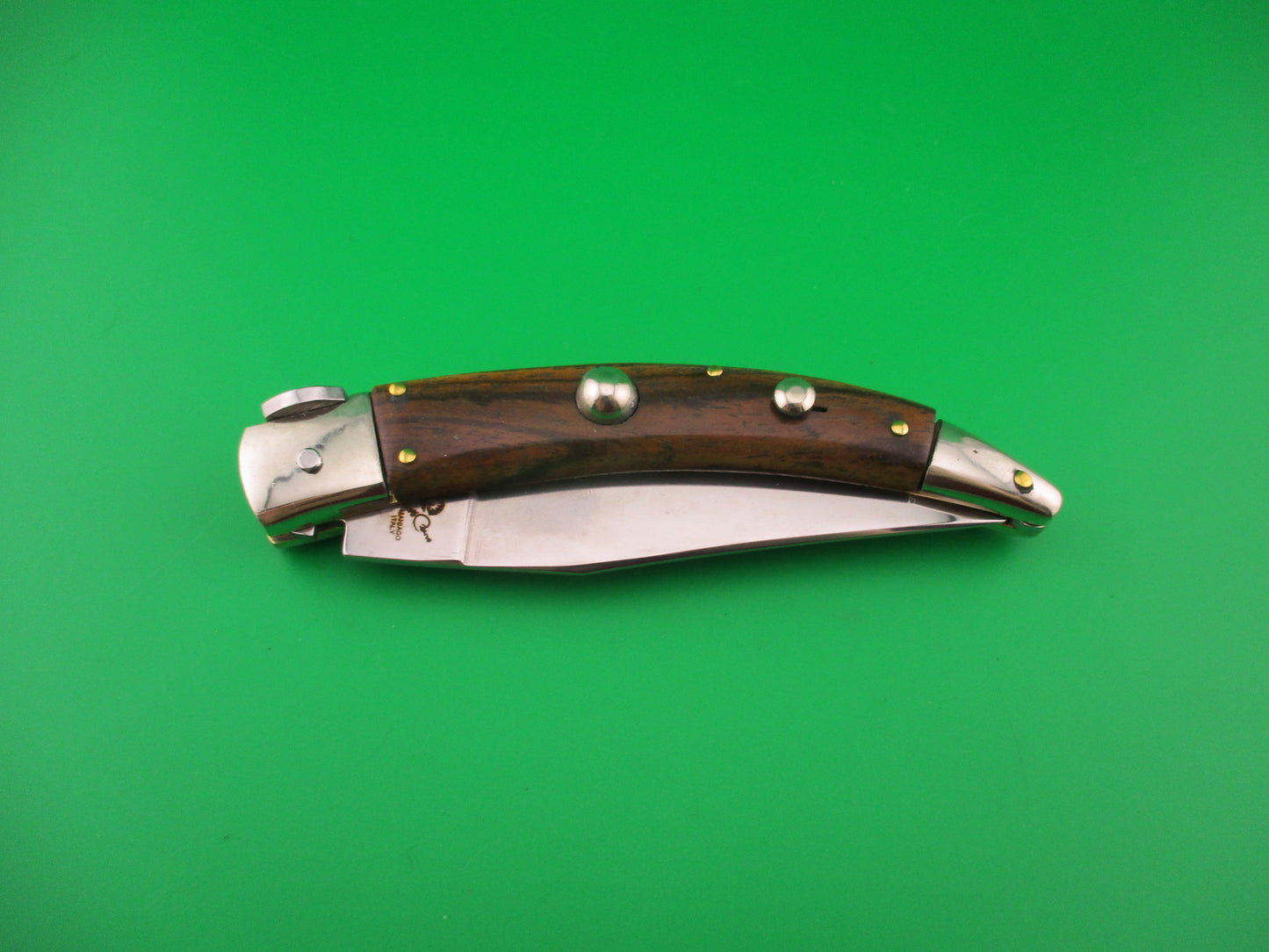 RENZO PASCOTTO MANIAGO 23cm Italian Catalana Picklock Wood automatic knife