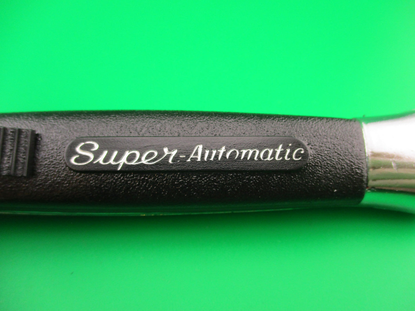z STAINLESS STEEL 21cm BELL AC-80 Black Super Automatic Secret Agent knife NIB