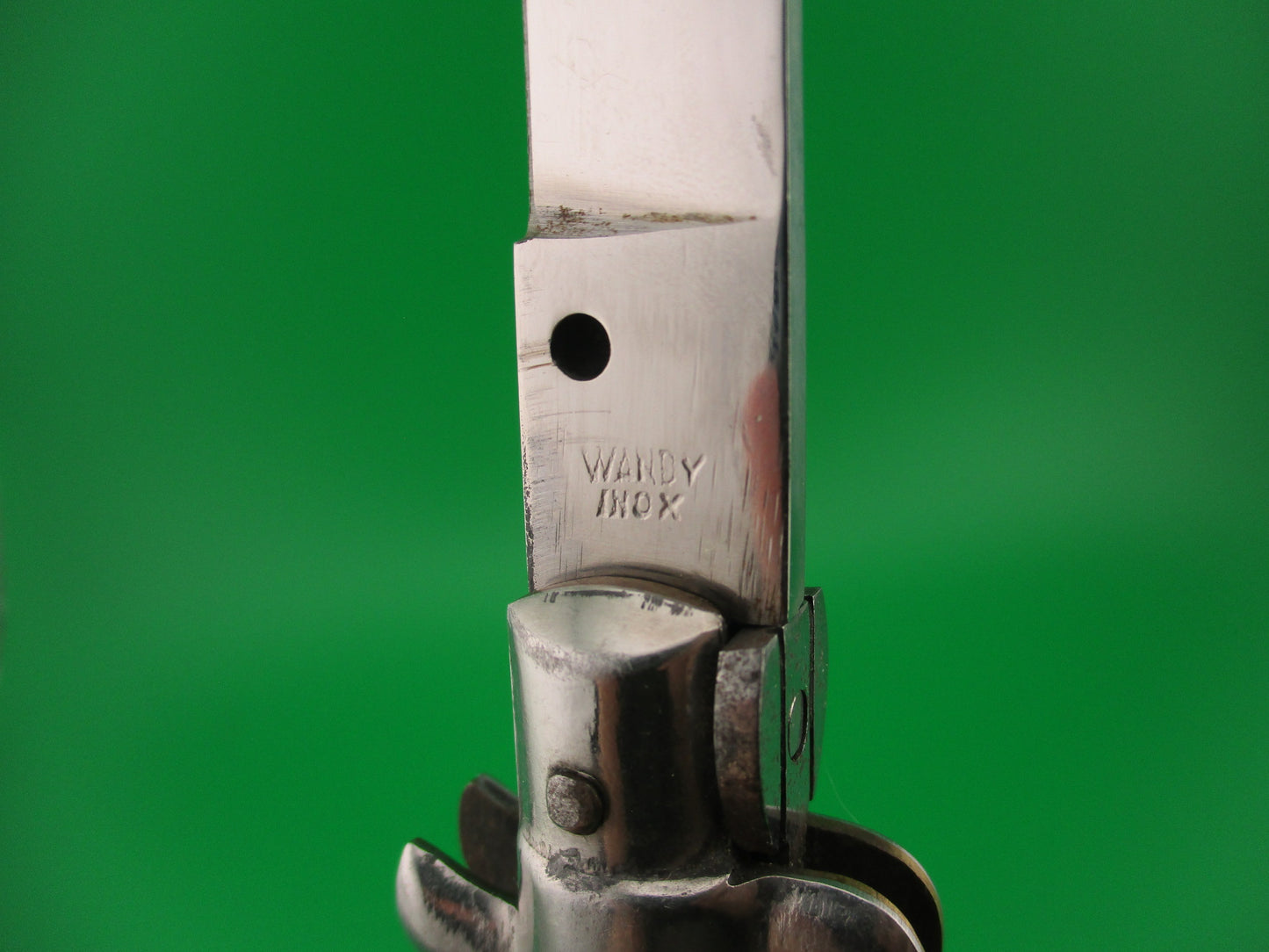 WANDY INOX 28cm Italian transitional Stag Swivel bolster vintage automatic knife