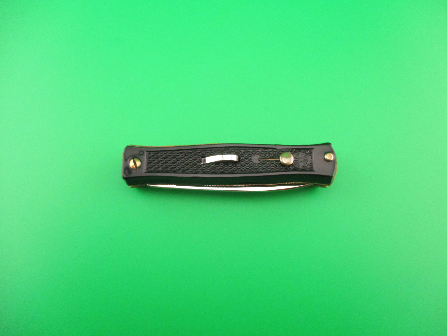 Sterile BARGEON INOX 14cm French Small Black Bobc vintage automatic knife