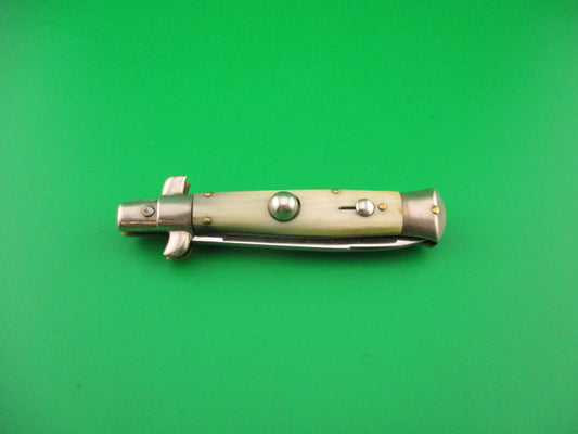 Inox 6 15cm Italian BOBC Stiletto vintage swedge horn automatic knife