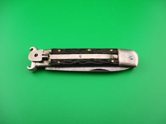 SOLINGEN GERMANY 11cm German Shell Puller Bone Lever automatic knife