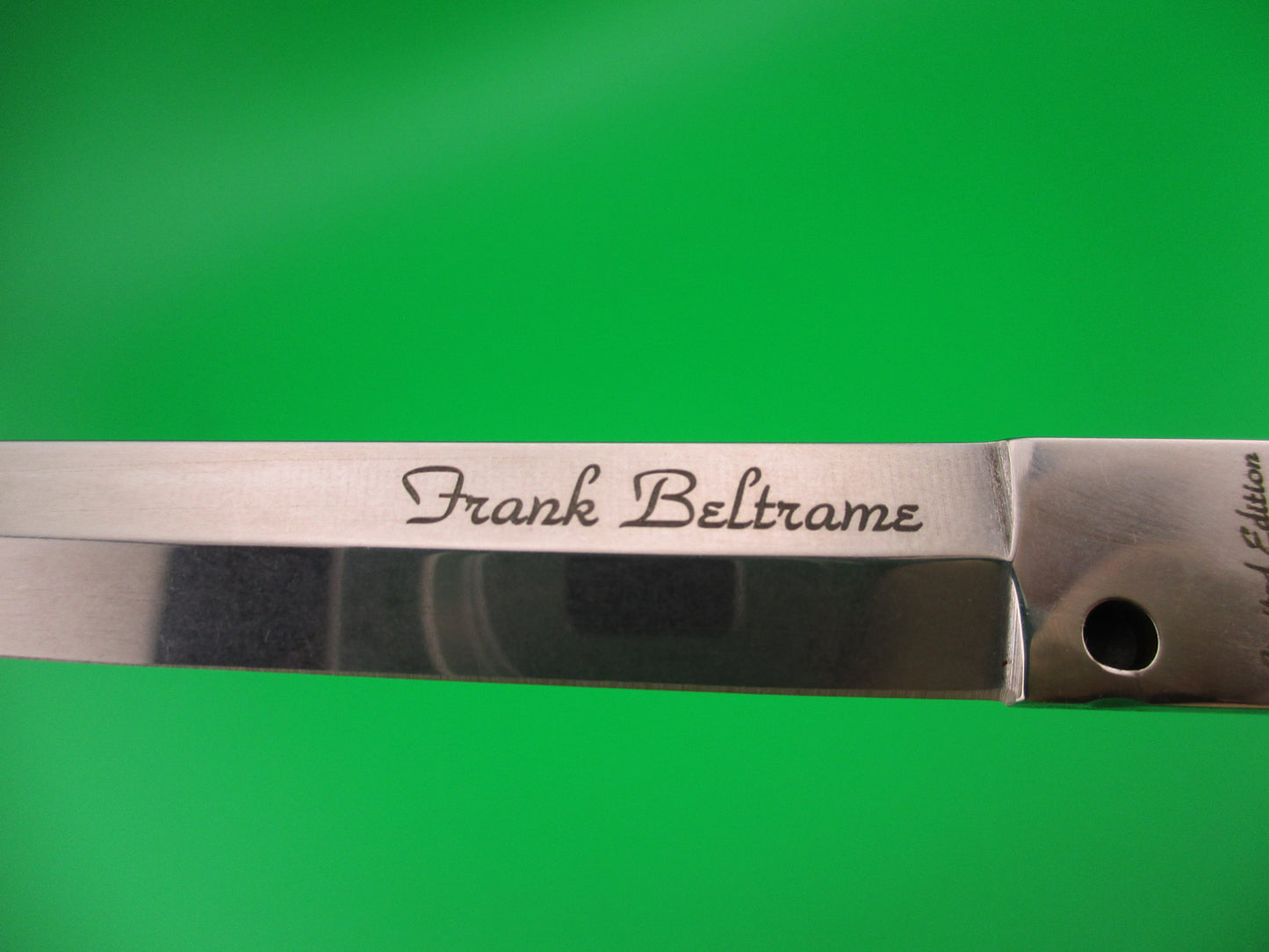 Frank Beltrame Limited Edition 2014 28cm Italian Picklock Dagger Horn Red dot automatic knife