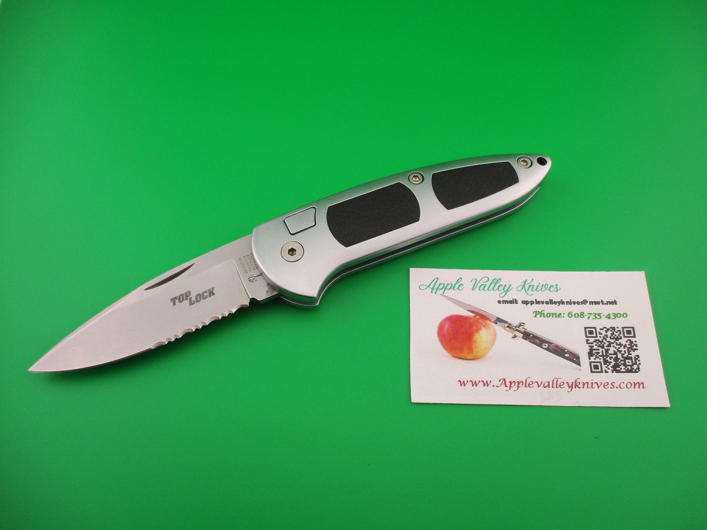 z BOKER SOLINGEN GERMANY STAINLESS TOPLOCK 21cm German Coilspring automatic