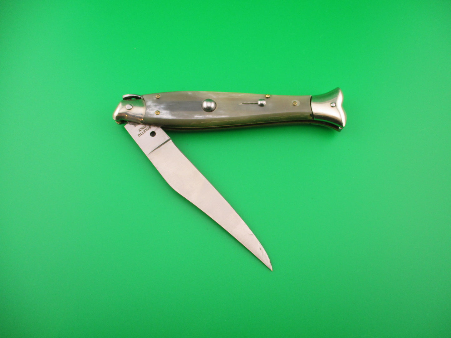 STILETTO ITALY 25cm Italian Fishtail Picklock vintage automatic knife