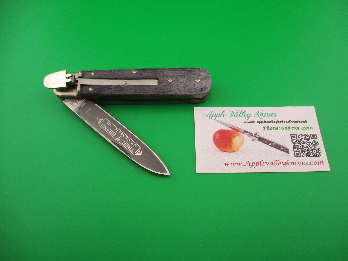 BOKER TREE BRAND CLASSIC 712 11cm German Lever automatic knife Gray bone
