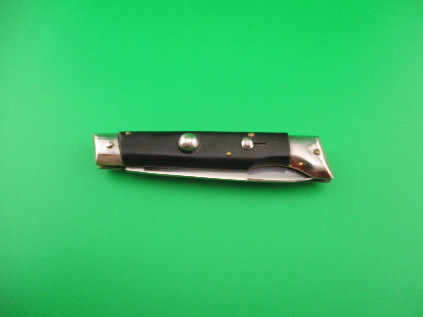 Jndiana EXTRA 20cm Italian Slant Bolster Vintage genuine horn automatic knife