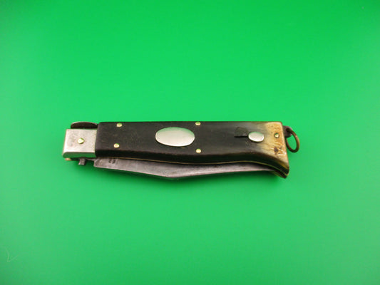 LATAMA MADE IN ITALY 19cm Italian Picklock Oval Button Hunter automatic knife