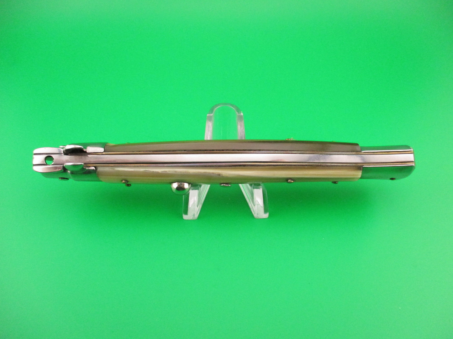STILETTO ITALY 28cm Italian Stiletto Dagger Honey & Cream automatic knife