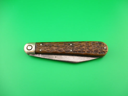 Press Button Knife Co #1000 INVINCIBLE antique switchblade nice blade