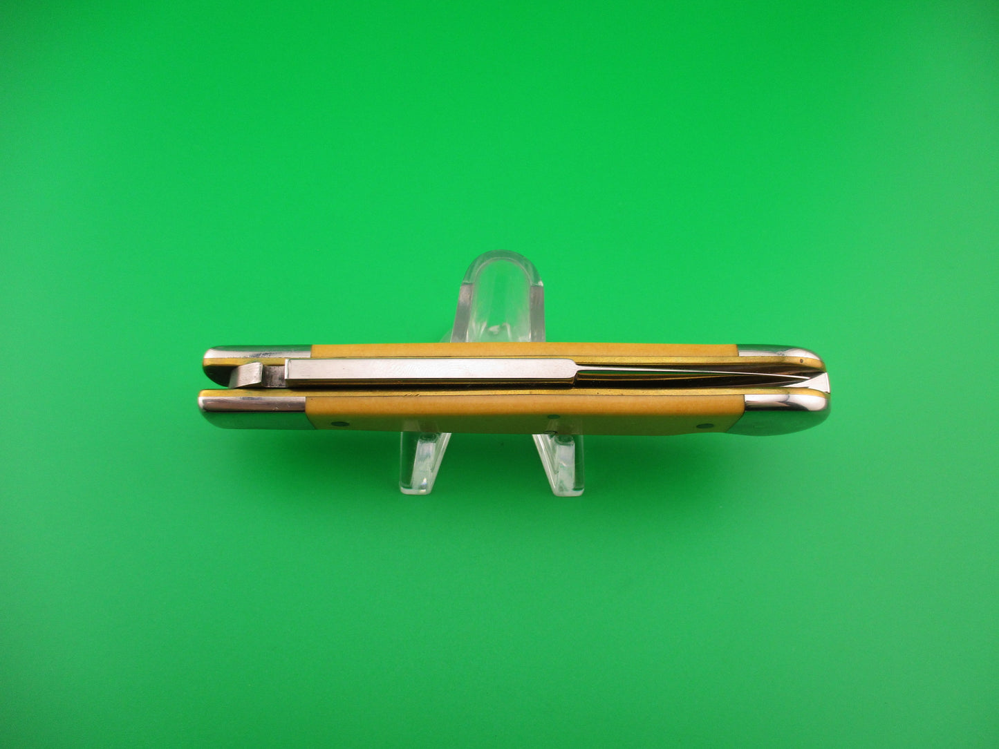 z DANIELS 8 Custom Yellow Lockback Automatic Jack knife
