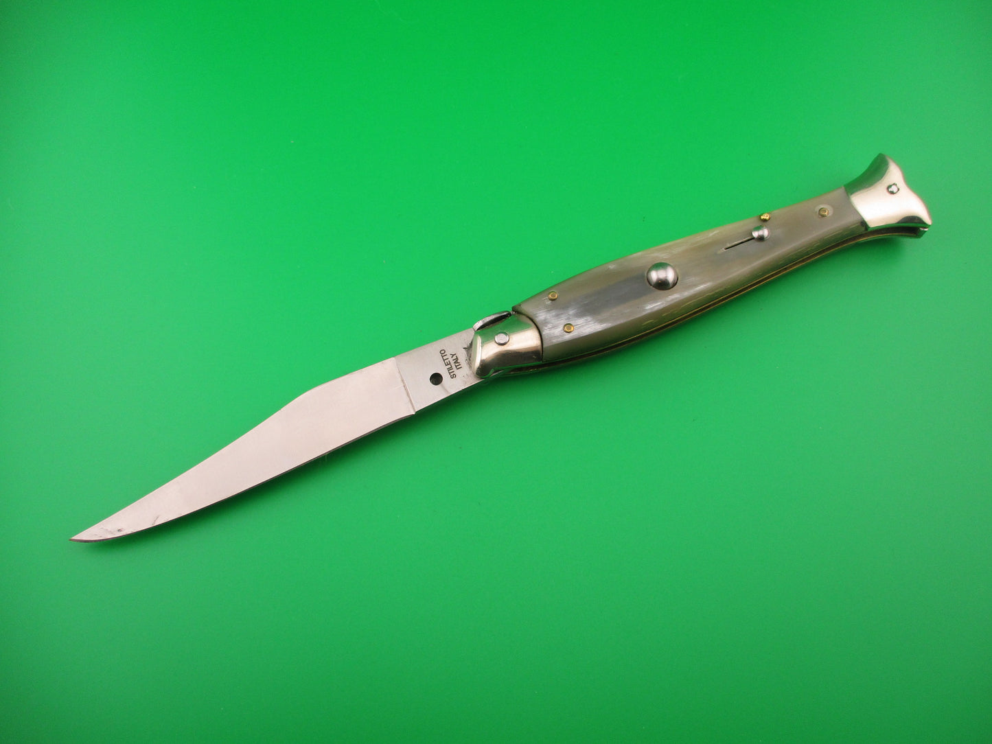 STILETTO ITALY 25cm Italian Fishtail Picklock vintage automatic knife