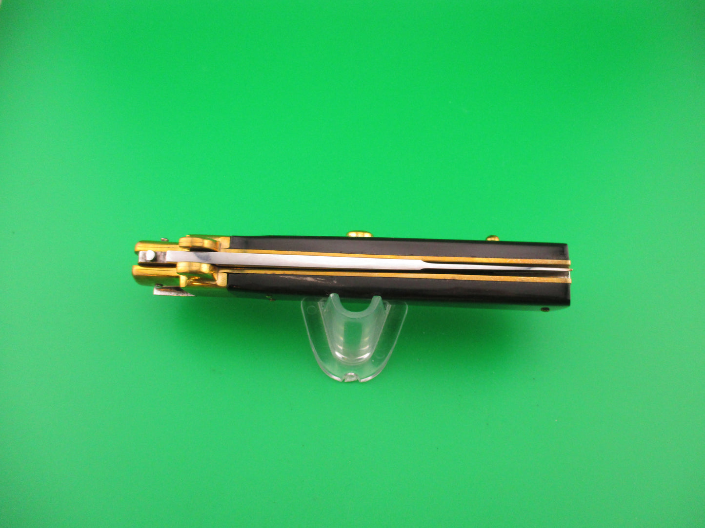 Custom Frosolone Style Horn 26cm Picklock Automatic knife by Orang Zaib