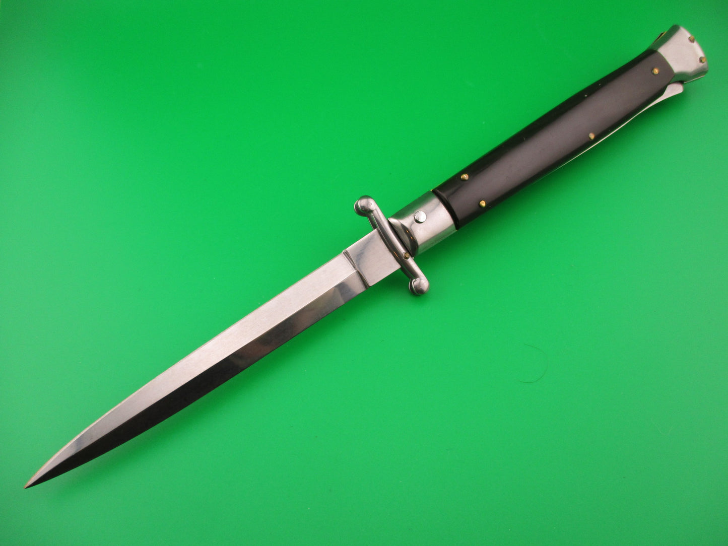 FRANK B ITALY 28cm Italian Swing Guard Dagger Horn automatic knife