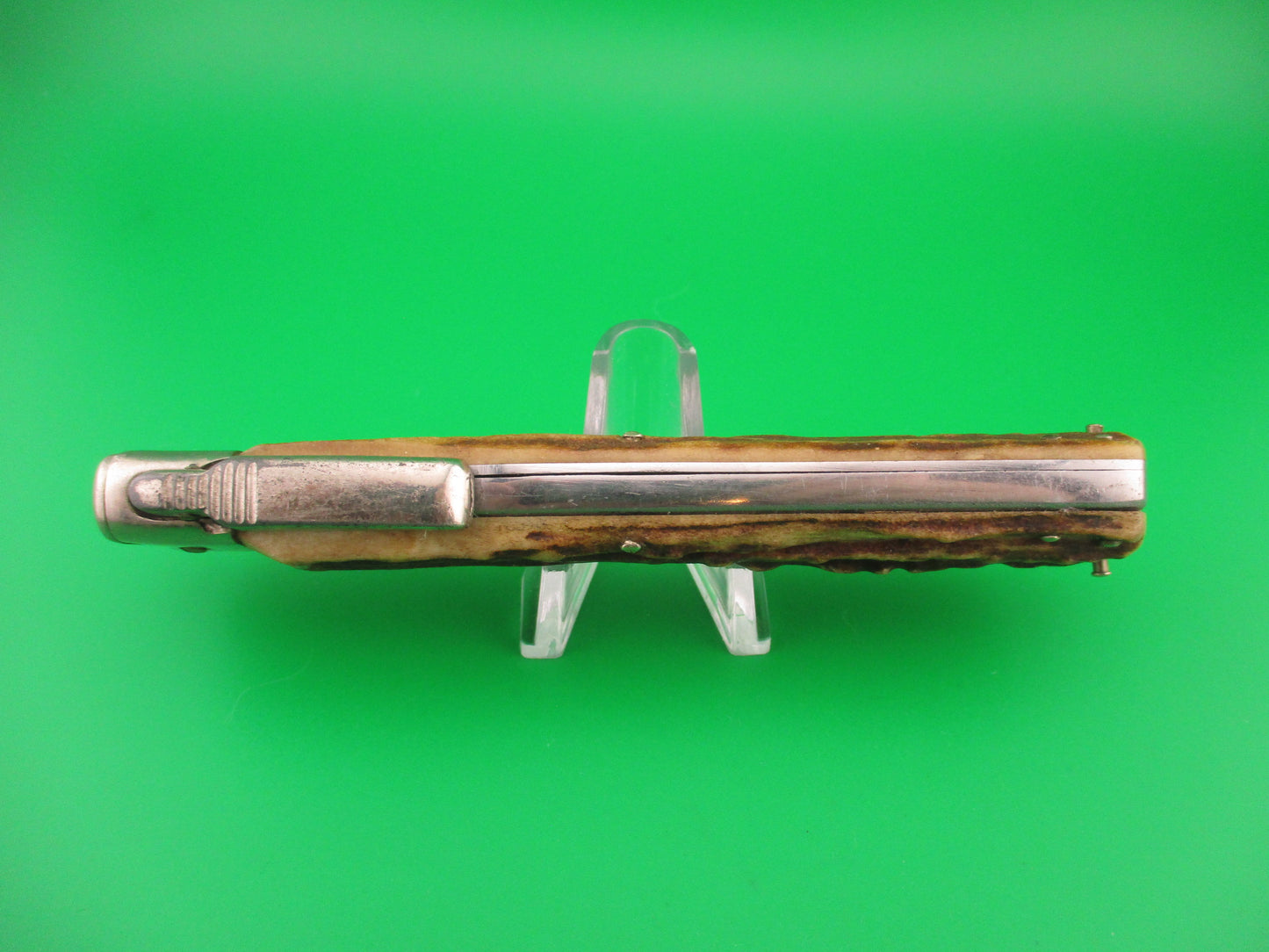 Vintage OTHELLO German 23cm STAG Trap Door Gravity knife