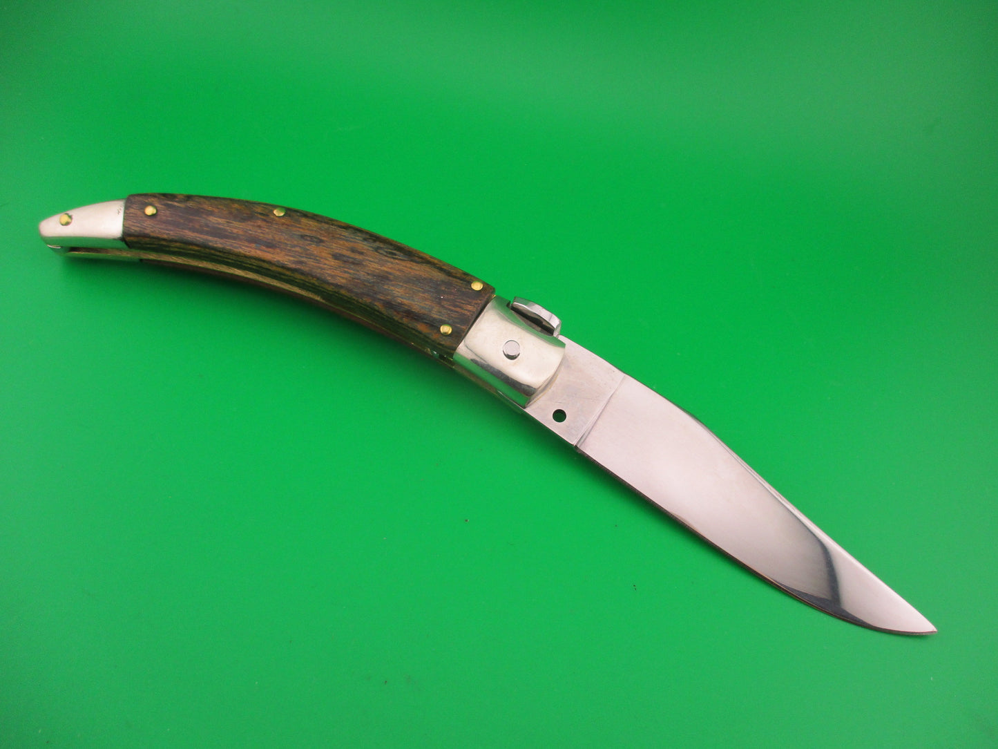 RENZO PASCOTTO MANIAGO 23cm Italian Catalana Picklock Wood automatic knife