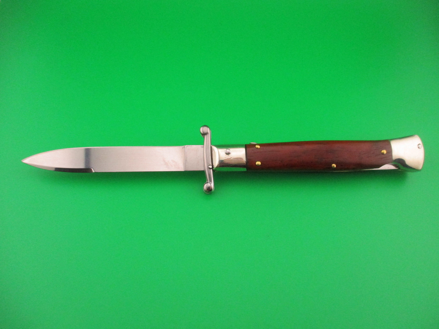 z AKC Italy 23cm Italian Swing guard Rosewood handled automatic knife