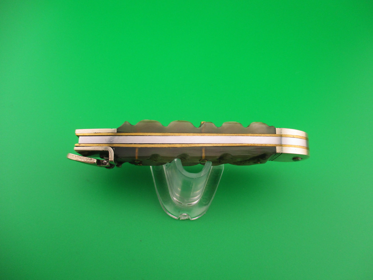 Hubertus 10cm GUARDIAN BIGHORN EDITION STAINLESS SOLINGEN Lever switchblade knife