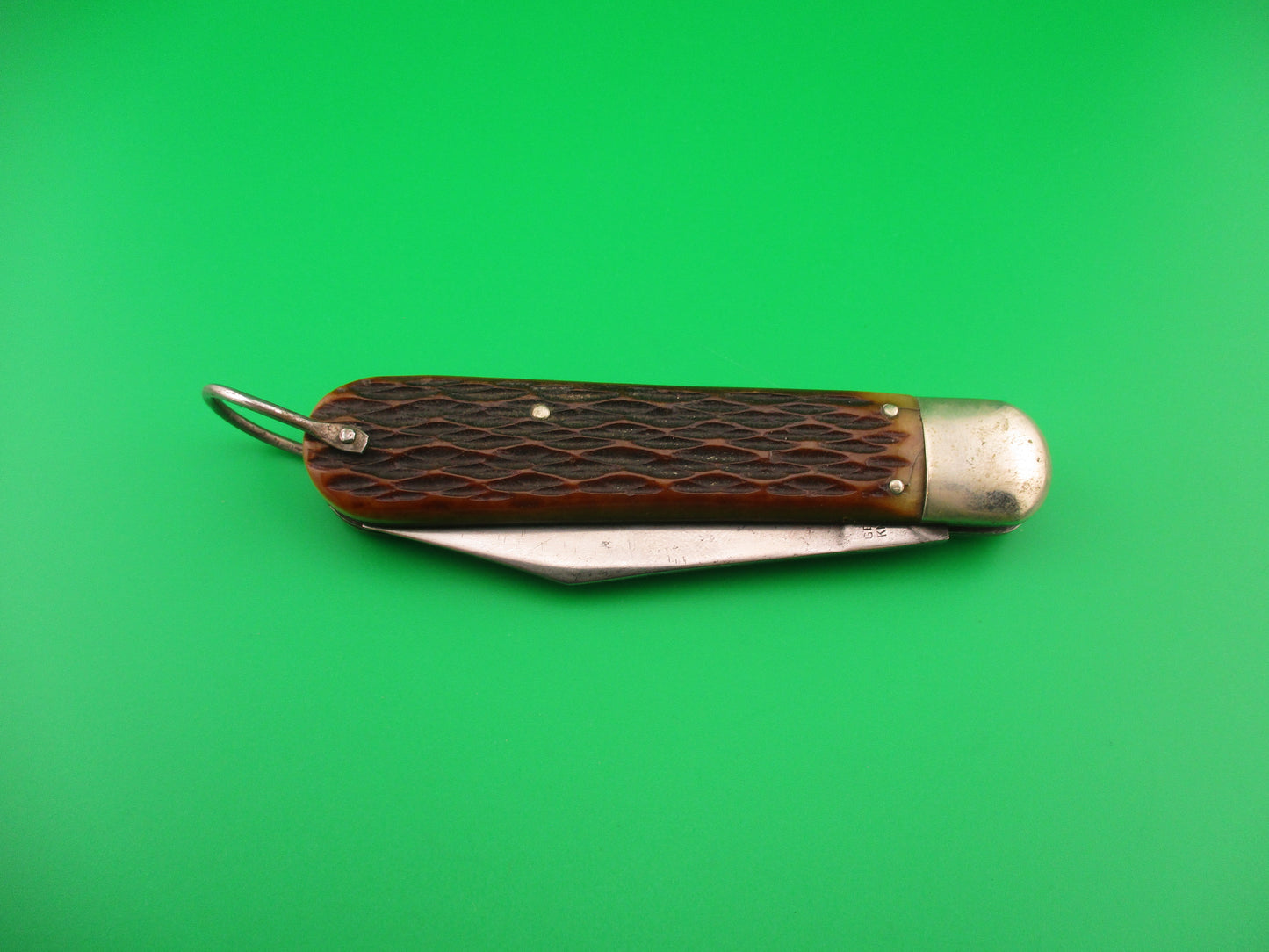 PRESTO M2 Bone WWII 1940s Geo Schrade vintage Paratrooper automatic knife