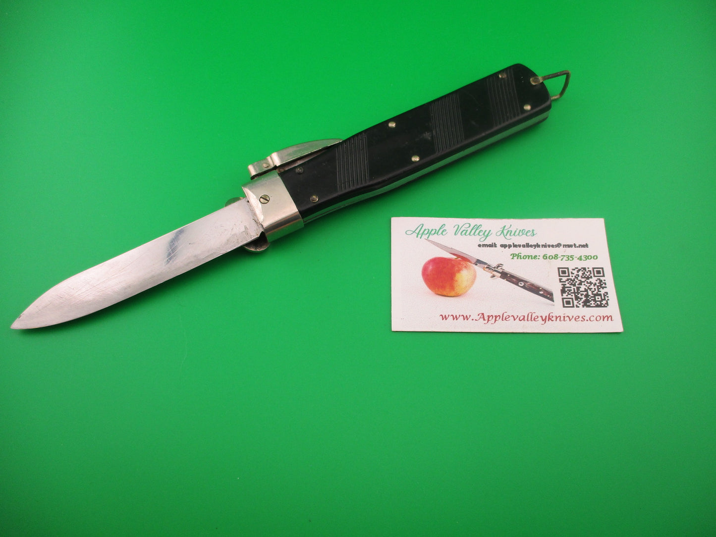 WKC ROSTFREI 60 23cm German Trap door 1957 vintage Gravity knife military