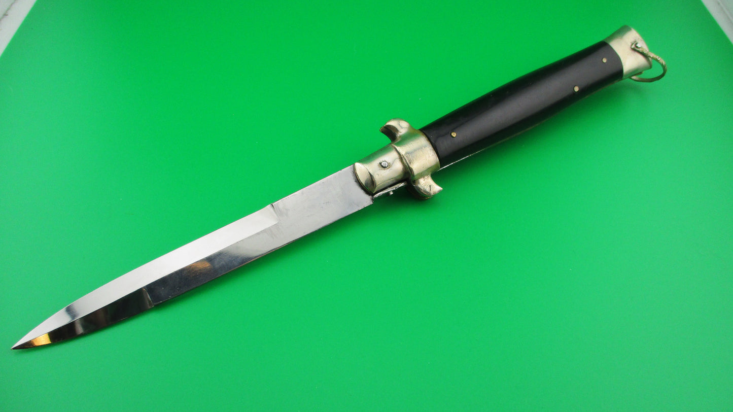 STAINLESS STEEL 28cm Japanese Picklock 1960s Vintage automatic knife