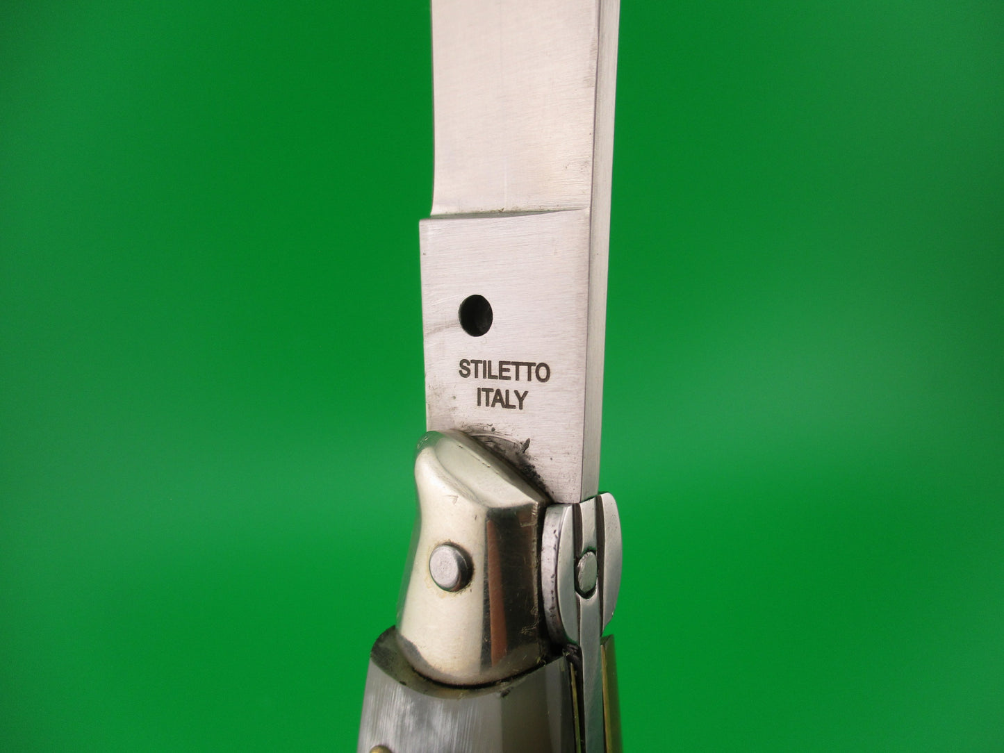STILETTO ITALY 25cm Italian Fishtail Picklock vintage automatic knife