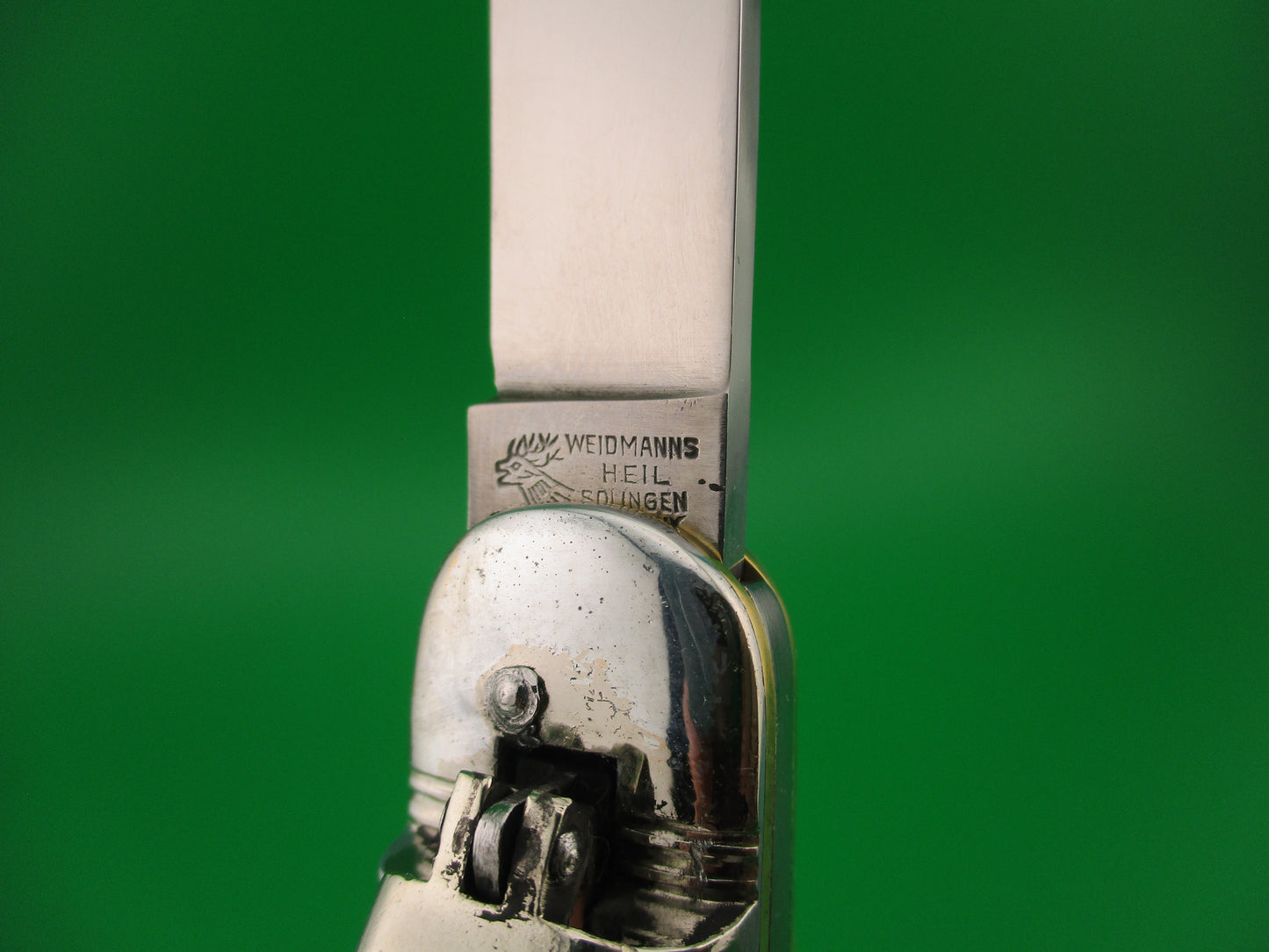 Weidmanns Heil SOLINGEN GERMANY 11cm German Lever Bone SPRINGER automatic