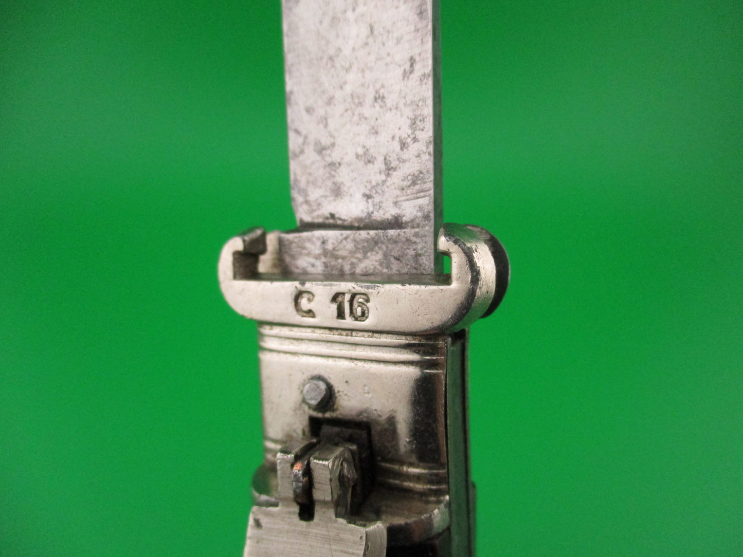 SOLINGEN GERMANY 11cm German Shell Puller Bone Lever automatic knife