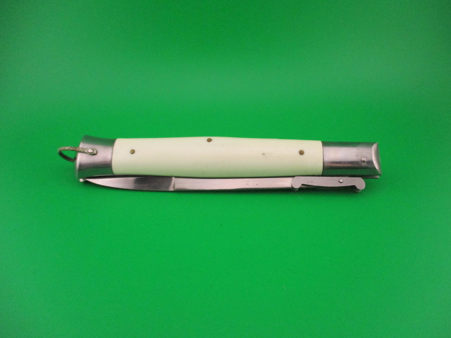 Rizzuto Estileto Milano 28cm Japanese Swing guard White vintage automatic knife