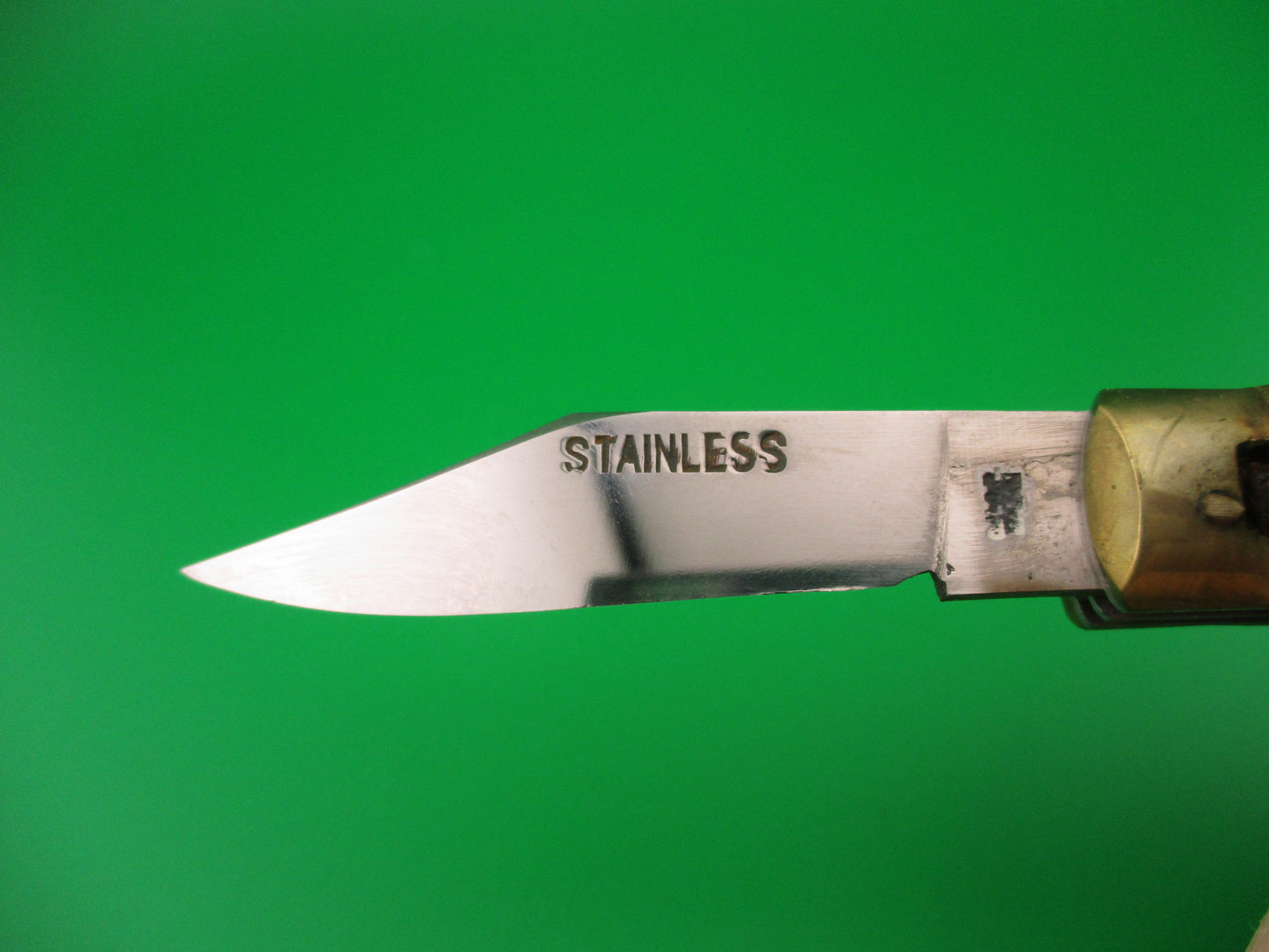 OMOR JAPAN 14cm Japanese Lever Bullfighter RARE 2 blade vintage automatic knife NIB