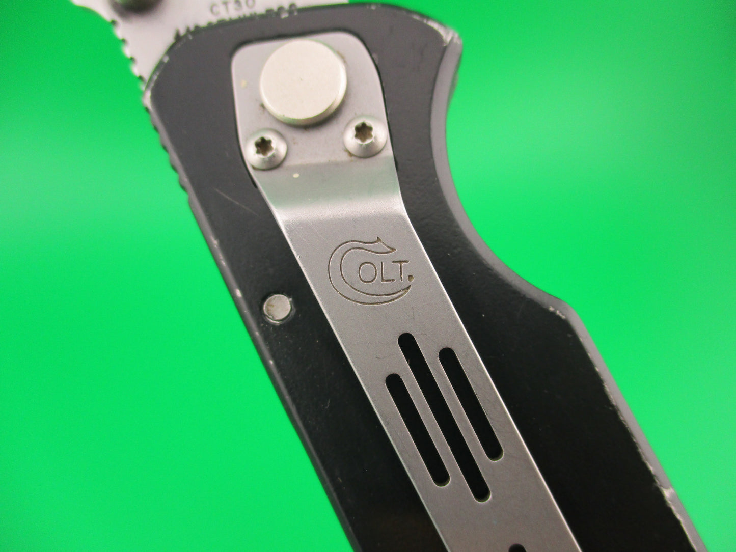 COLT M-16-K SINCE 1836 20cm Hidden release Lockback DA Automatic knife