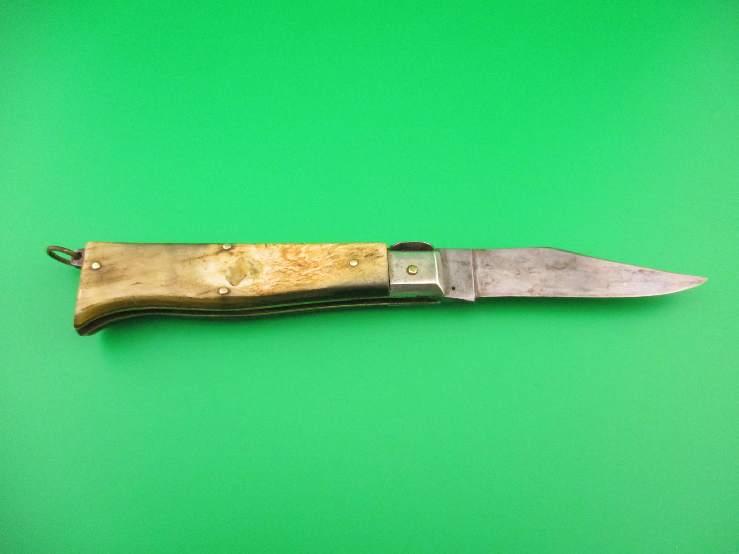 LATAMA MADE IN ITALY 19cm Italian Picklock Oval Button Hunter automatic knife