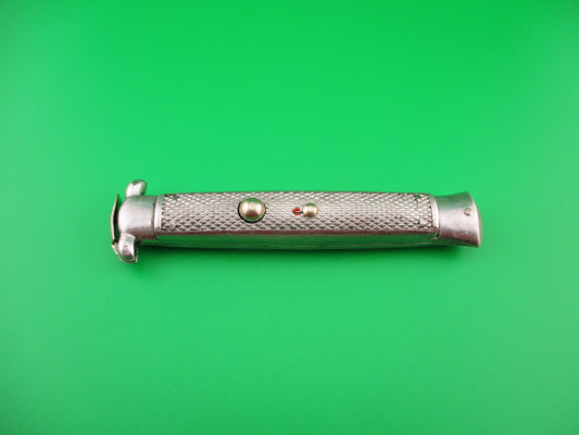 C JUL HERBERTZ IMPORT 21cm Italian Trapdoor OTF 1960s Vintage Aluminum automatic knife