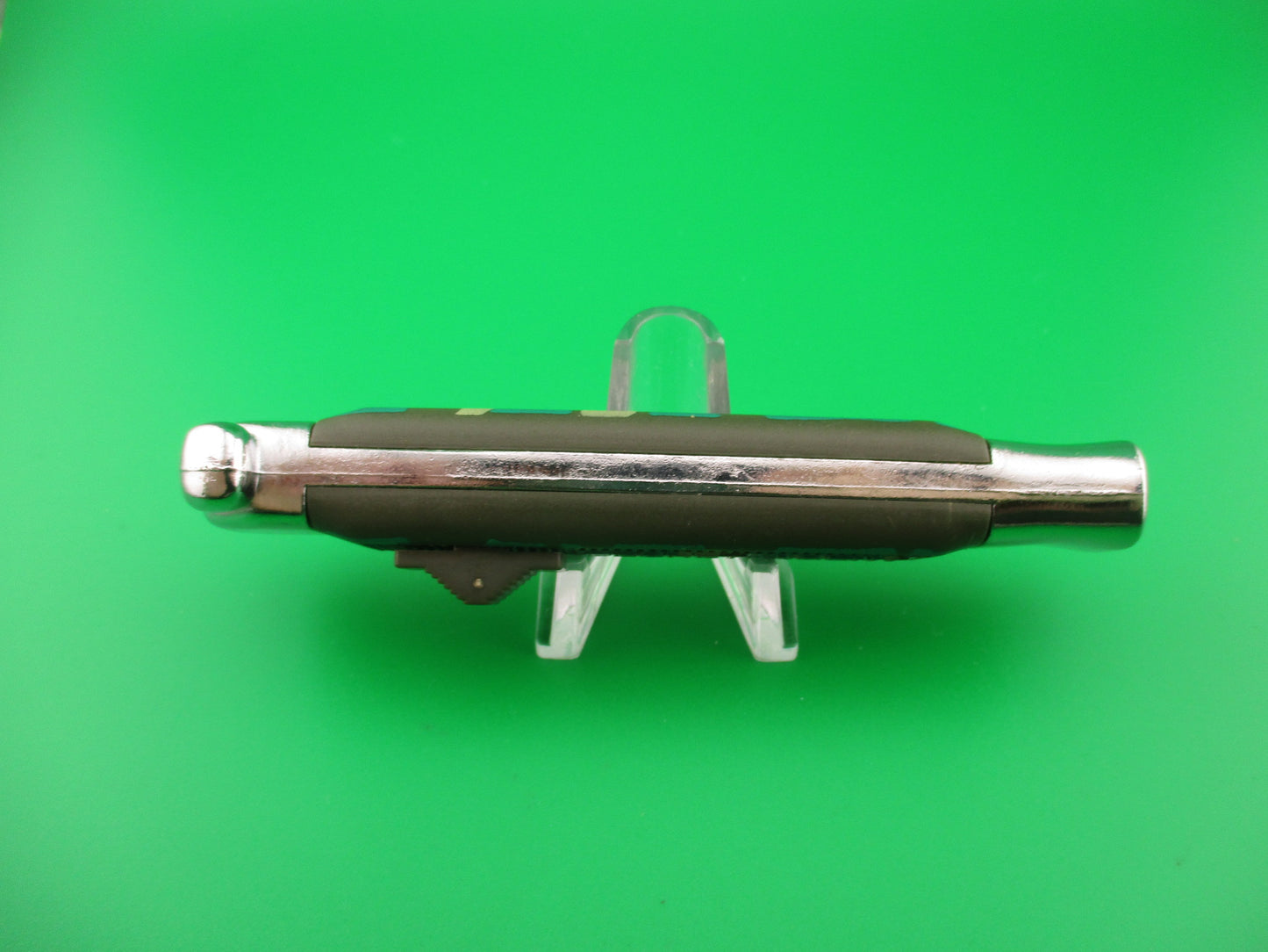 STAINLESS STEEL 21cm Secret Agent knife green Camouflage OTF automatic