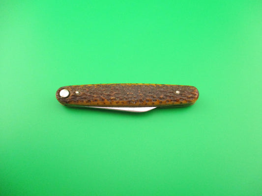 Press Button Knife Co Medium double bone switchblade knife model 100
