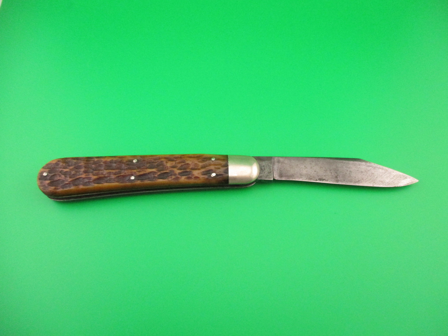 Press Button Knife Co #1000 INVINCIBLE antique switchblade nice blade